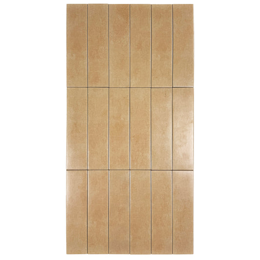 Chateau Luxe  Boutique Beige Semimatte Porcelain Artisanal Tile