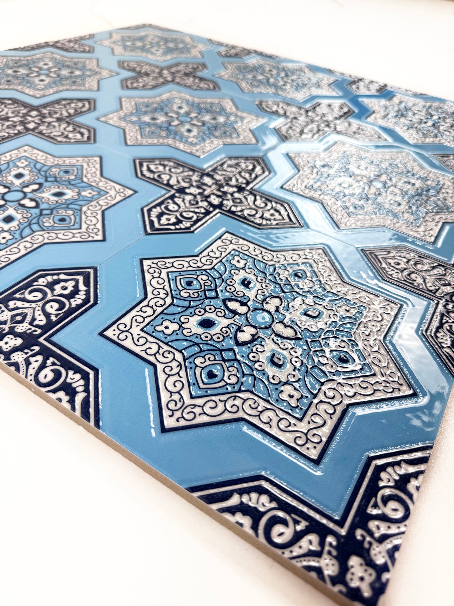 Royal Souk  Moroccan Style Glossy Ceramic Tile  Pattern 204