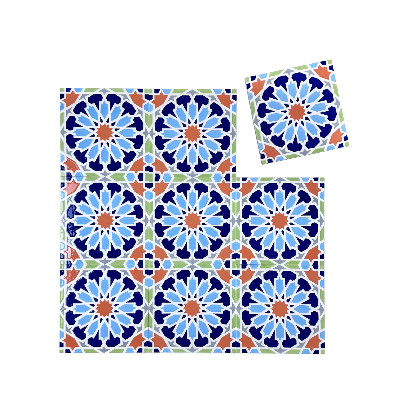 Royal Souk  Moroccan Style Glossy Ceramic Tile  Pattern 203