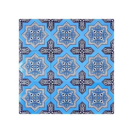 Royal Souk  Moroccan Style Glossy Ceramic Tile  Pattern 204