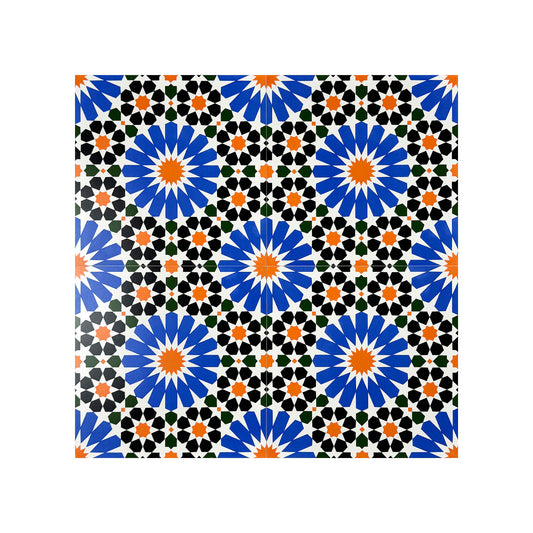 Sahara Splendor  Moroccan Style  Matte Ceramic Tile  Pattern 303