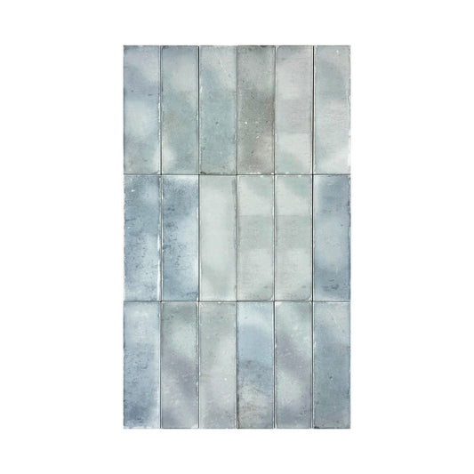 Spanish Radiant Gloss  Pearl Glossy Glazed Ceramic Artisanal Tile