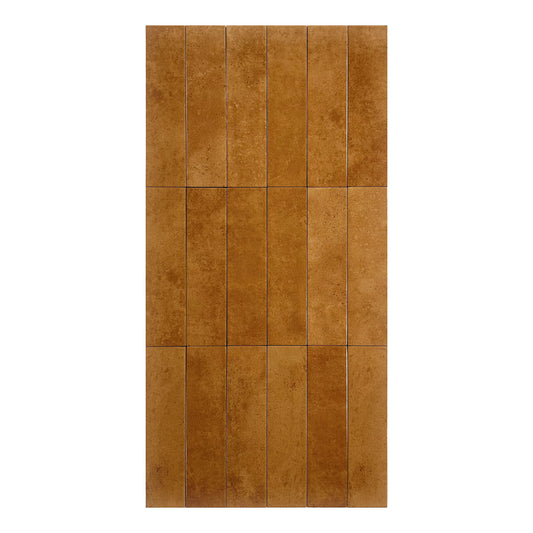 Spectrum Orange Glossy Porcelain Artisanal Tile