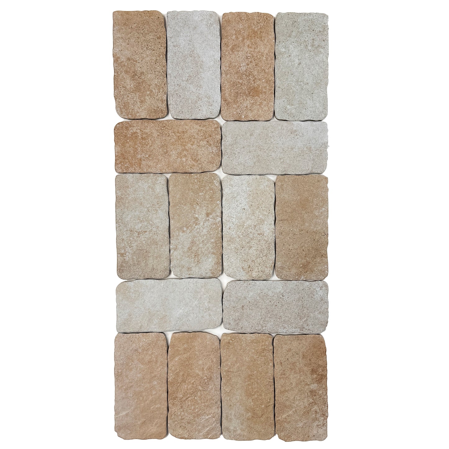 Spanish Earthy Elegance  Soft Beige Matte Porcelain Artisanal Tile