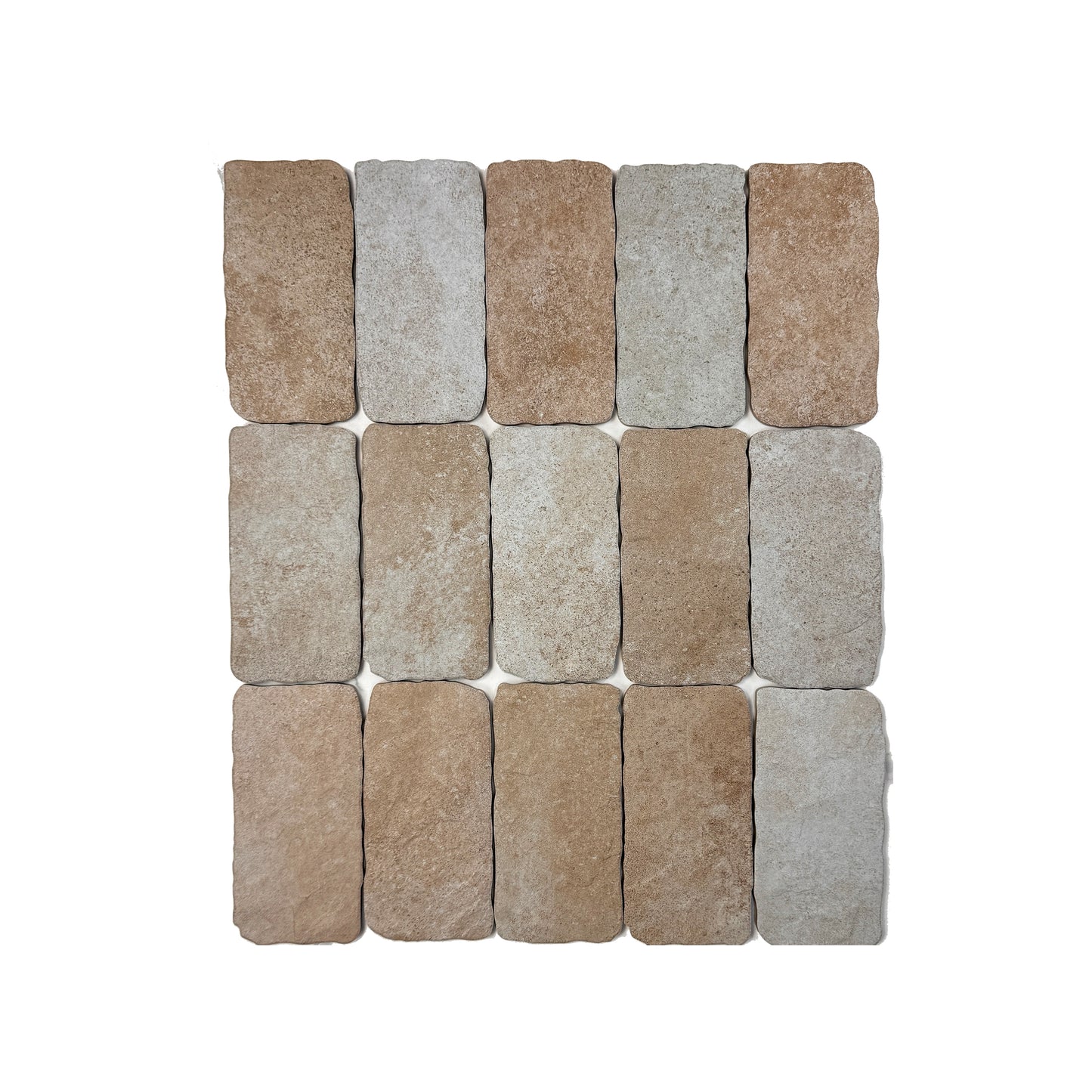 Spanish Earthy Elegance  Soft Beige Matte Porcelain Artisanal Tile