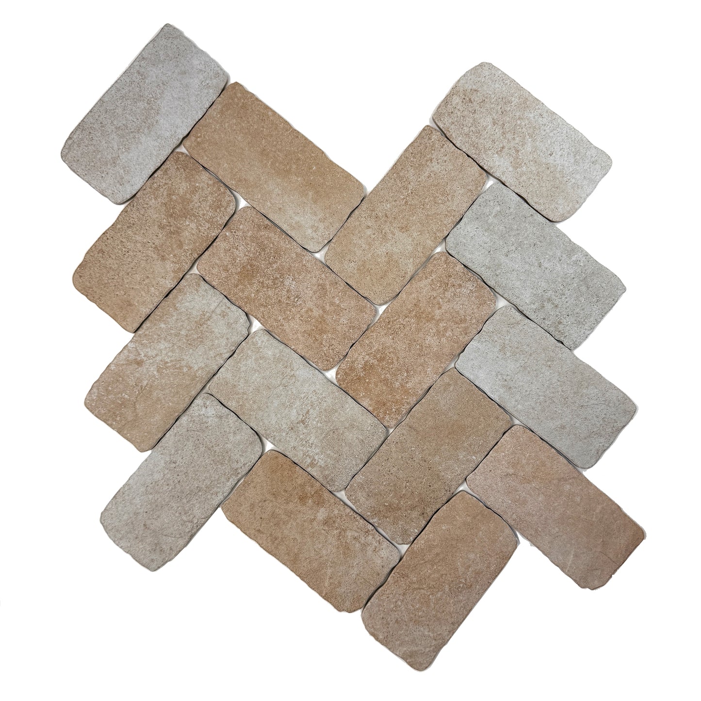 Spanish Earthy Elegance  Soft Beige Matte Porcelain Artisanal Tile