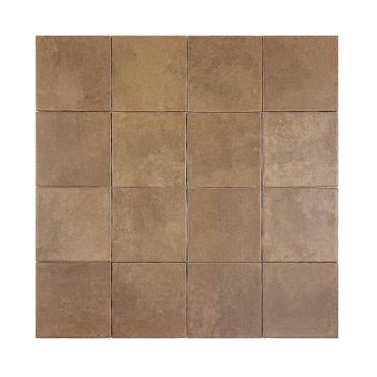 Artisan Essence Bright Orange Matte Porcelain Artisanal Tile