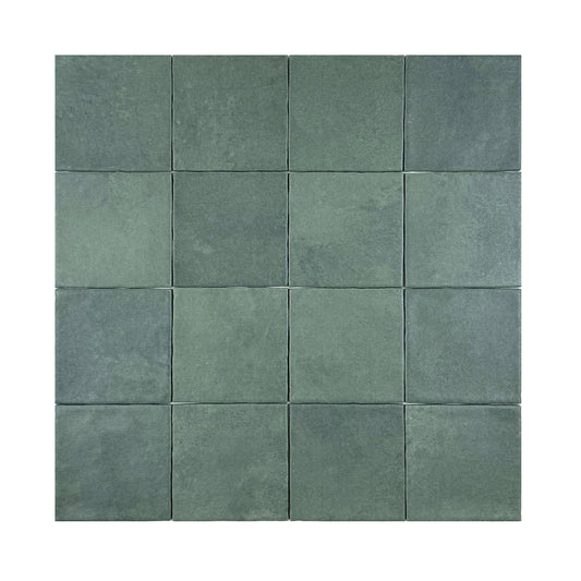 Artisan Essence Rich Garden Green Matte Porcelain Artisanal Tile