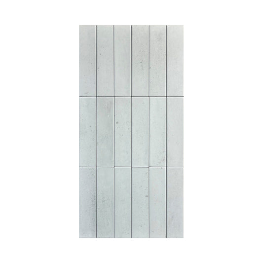 Elegant Contrast White Matte Porcelain Artisanal Tile